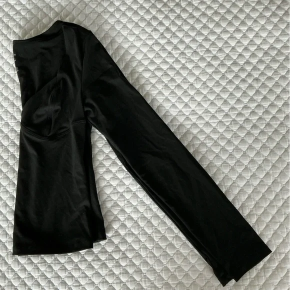 Trendy Queen Black V-Neck Long Sleeve Women's Top XS - Picture 7 of 12